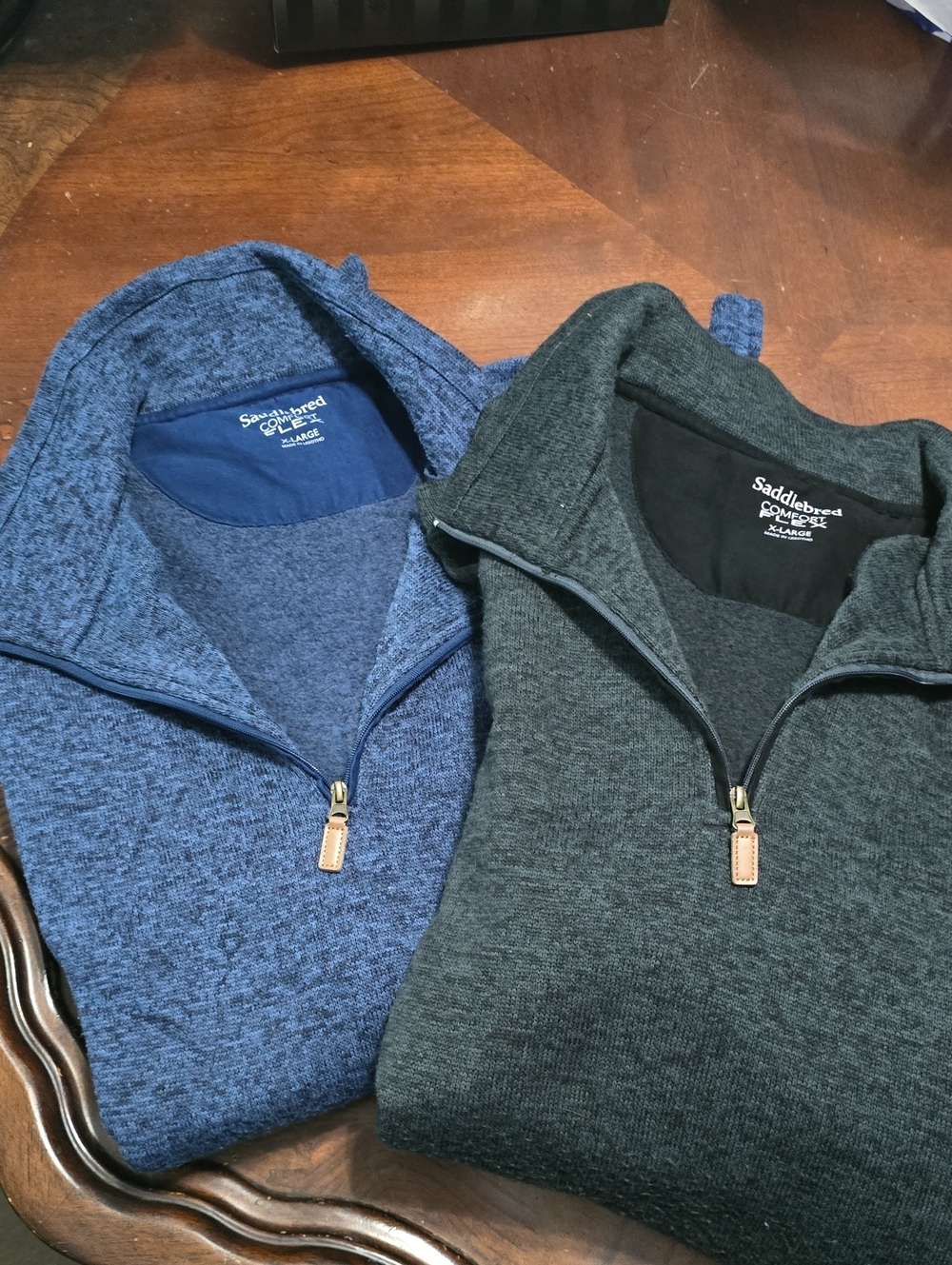 Saddlebred Comfort Flex 3/4 Pullover.  X2